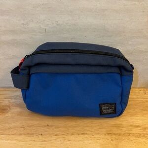 Levi's men's travel toiletry case bag in blue nylon